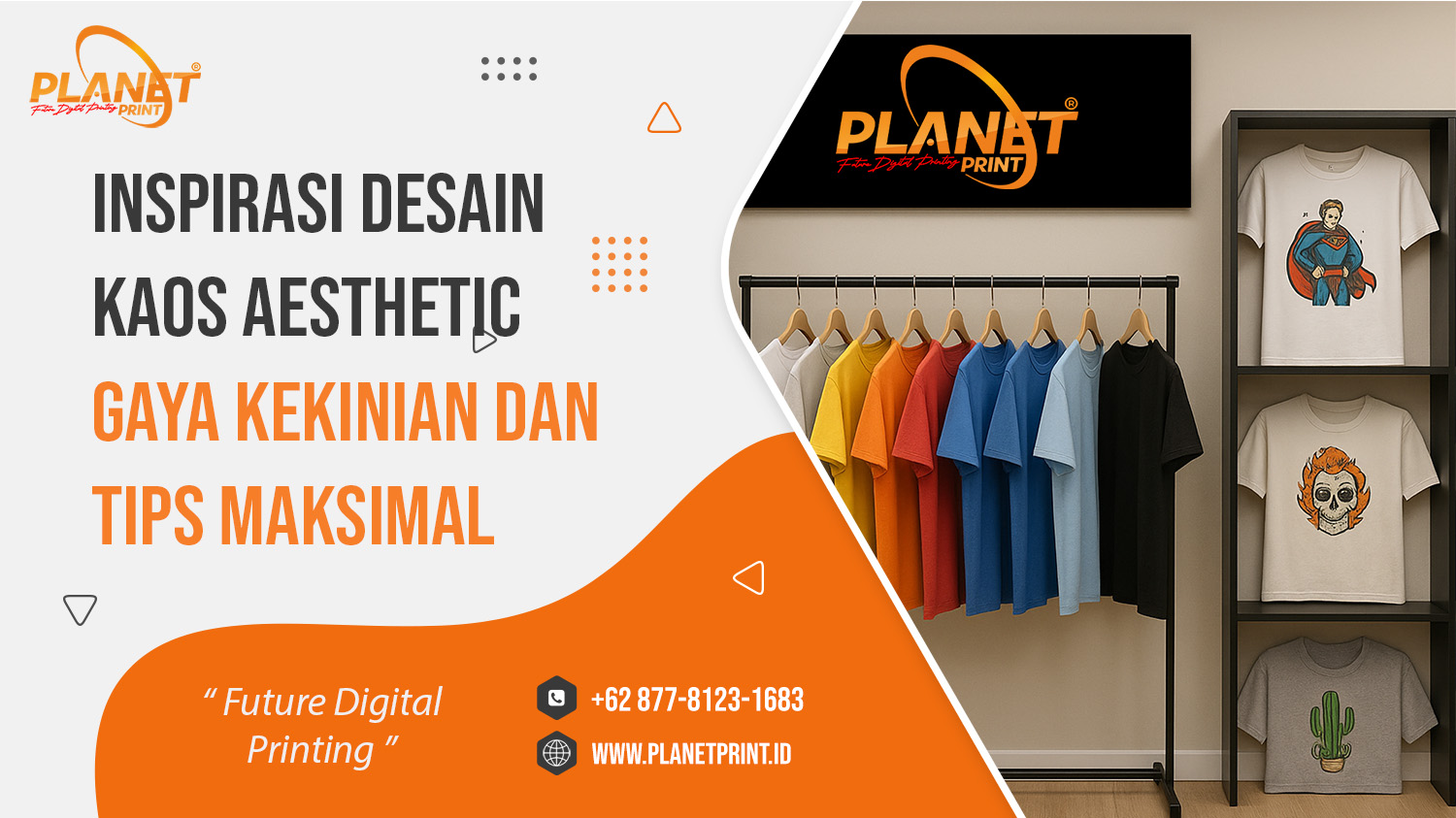 Inspirasi Desain Kaos Aesthetic: Gaya Kekinian Cetak DTF yang Makin Hits di 2025